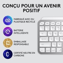 Clavier Logitech sans fil MX Keys Mini pour Mac compact, Bluetooth, r