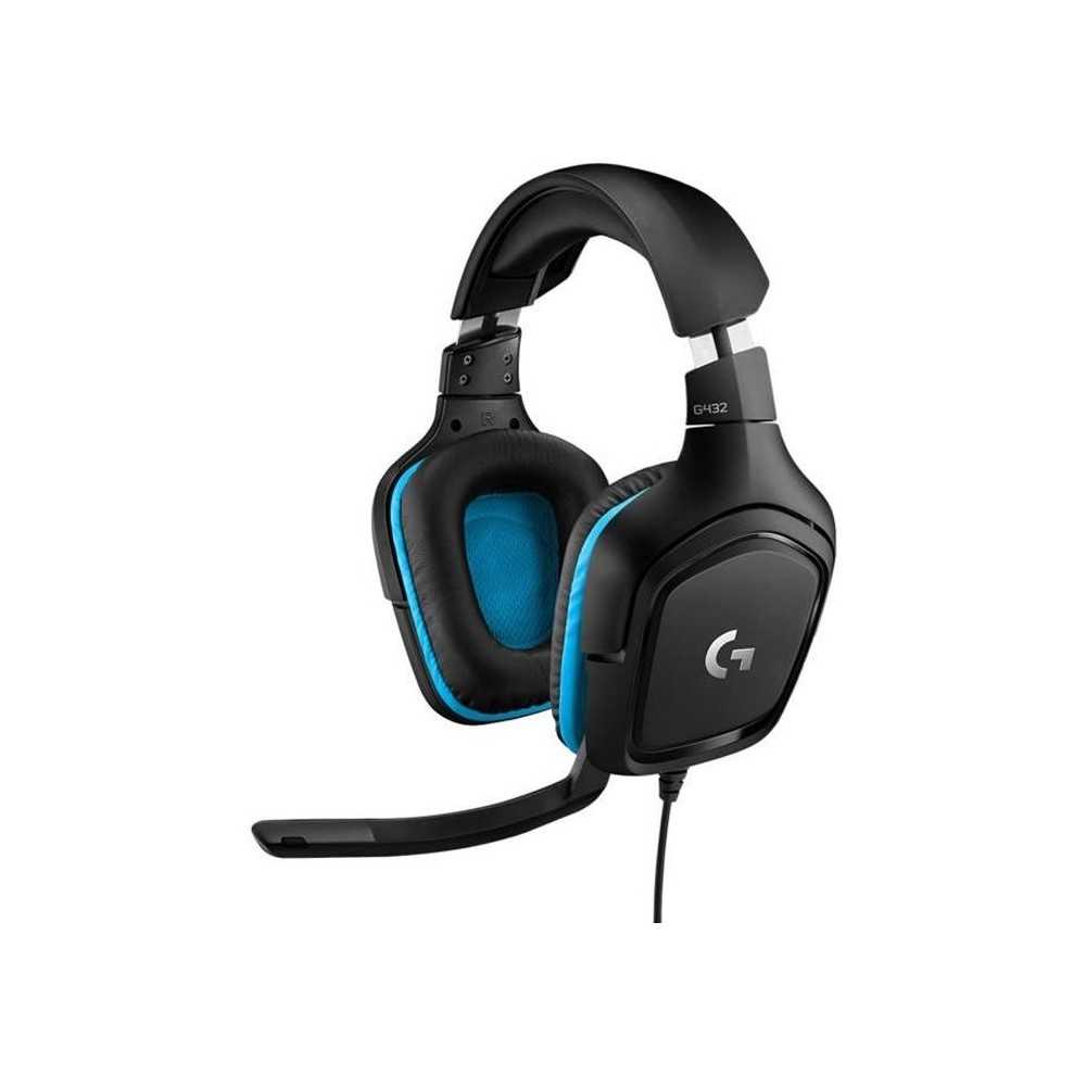 Casque gamer - Filaire - Logitech G - G432 - Avec micro - Noir