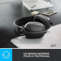 Casque PC Logitech Zone Vibe 100 Casque d''ecoute leger sans fil avec