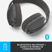 Casque PC Logitech Zone Vibe 100 Casque d''ecoute leger sans fil avec