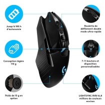 Souris gamer - Sans fil - Logitech G - G903 Lightspeed - Noir