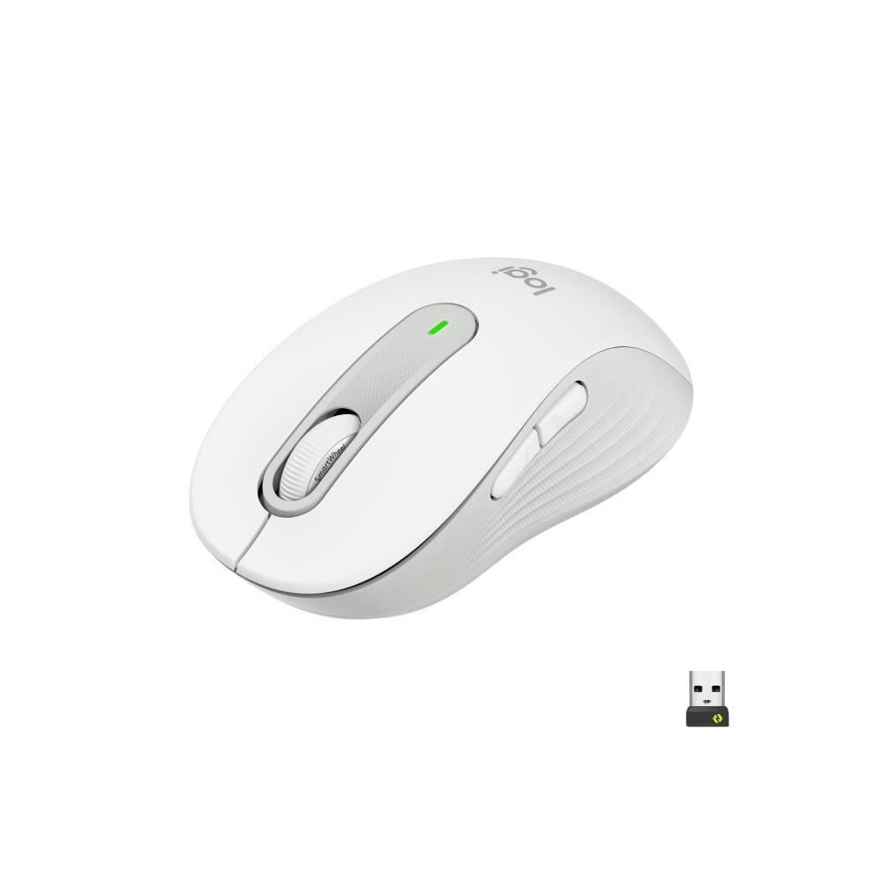 Souris - Sans fil - Logitech - M650 - Silencieuse - Blanc