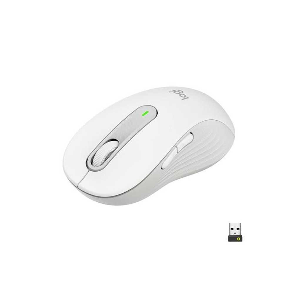 Souris - Sans fil - Logitech - M650 - Droitier - Blanc