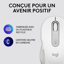 Souris - Sans fil - Logitech - M650 - Droitier - Blanc