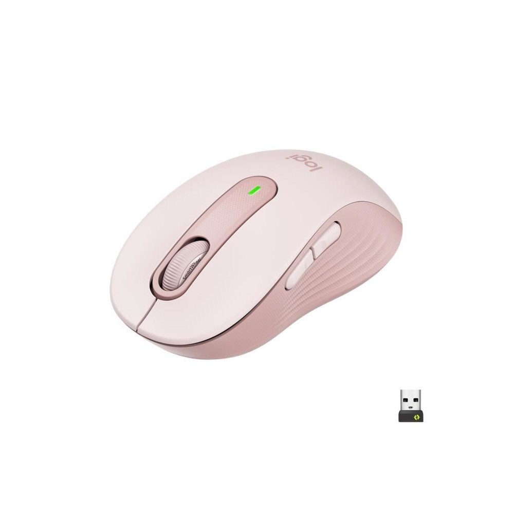 Souris - Sans fil - Logitech - M650 - Silencieuse - Rose