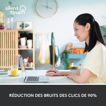 Souris - Sans fil - Logitech - M650 - Silencieuse - Rose