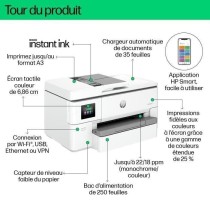 Imprimante HP OfficeJet Pro 9720e A3 Tout-en-un recto-verso, 3 mois Instant Ink inclus avec HP+