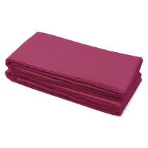 LOVELY HOME Drap Plat 100% coton 180x290 cm - 1 personne - Fuchsia