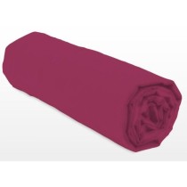 Drap-housse - LOVELY HOME - LH71609 - 140x190+35 cm - Fuchsia