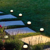 10 mini-spots lumineux solaires a piquer - LUMISKY - SOLIRAY - 12 m -