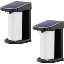 Lot de 2 projecteurs solaires - LUMISKY - LUSTY - H18 cm - Applique mu