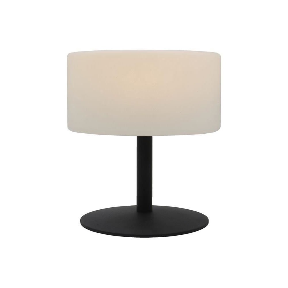 Lampe de table sans fil - LUMISKY - ATLAS Rock - H20 cm - Pied en acie