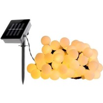 Guirlande lumineuse solaire Billy - LUMI JARDIN - 60 LED - 6,9 cm - Bl