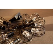 Guirlande solaire cage Keny - LUMIJARDIN - 10 ampoules LED - 3,8 m - E