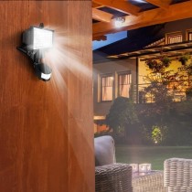 LUMI JARDIN Projecteur solaire Cooper Black - H 22 cm - Noir