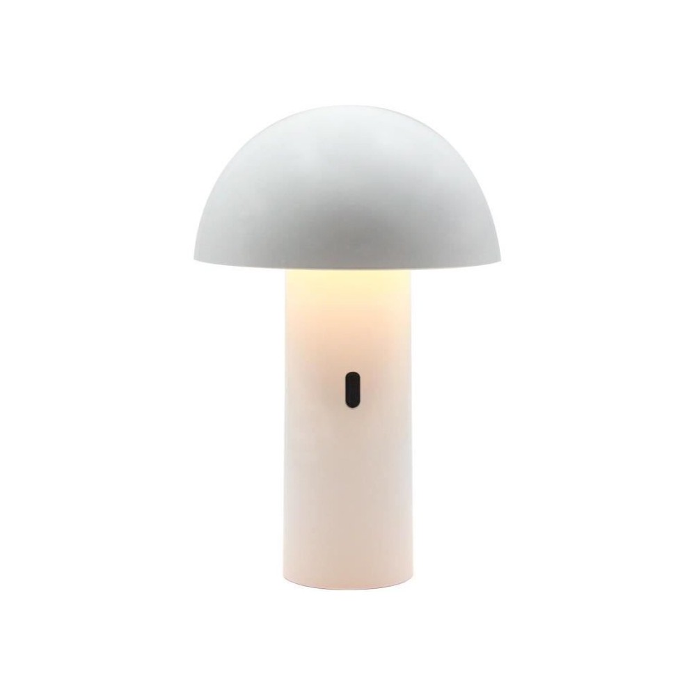 Lampe de table sans fil - LUMISKY - TOD WHITE - H28 cm - Tete orientab