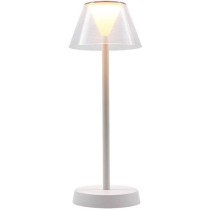 Lampe de table sans fil - LUMISKY - BEVERLY WHITE - H34 cm - LED blanc