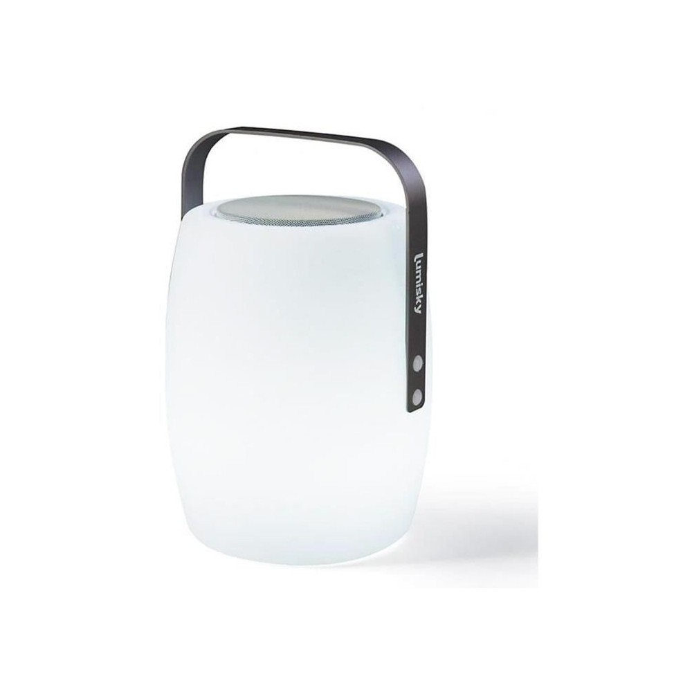 Lampe enceinte bluetooth sans fil - LUMISKY - LUCY PLAY - H31 cm - LED