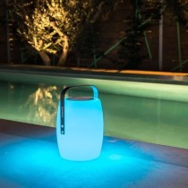 Lampe enceinte bluetooth sans fil - LUMISKY - LUCY PLAY - H31 cm - LED