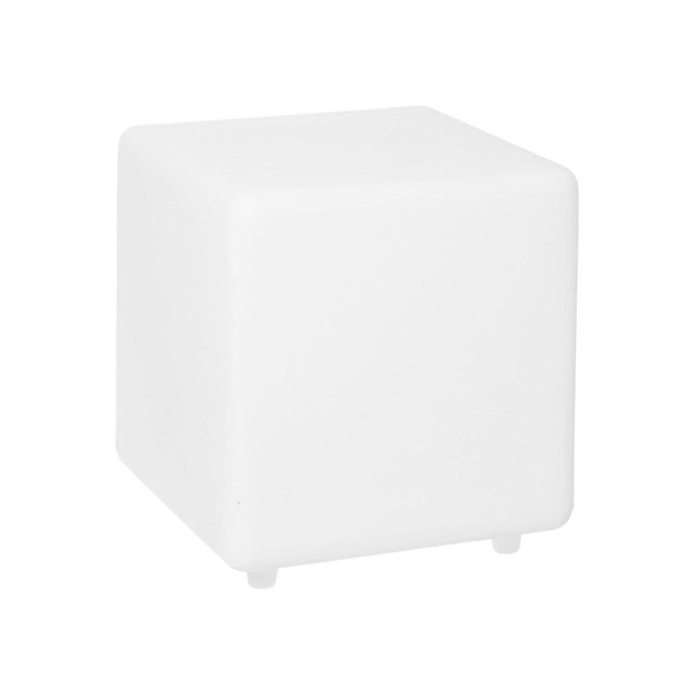 Cube solaire lumineux - LUMISKY - CASY - H30 cm - Tabouret table basse