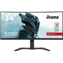 Ecran PC Gamer incurvé - IIYAMA G-Master Red Eagle GB3467WQSU-B5 - 34 UWQHD - Dalle VA - 0.4 ms - 165Hz - 2 x HDMI / 2 x DP - A