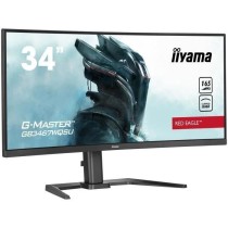 Ecran PC Gamer incurvé - IIYAMA G-Master Red Eagle GB3467WQSU-B5 - 34 UWQHD - Dalle VA - 0.4 ms - 165Hz - 2 x HDMI / 2 x DP - A