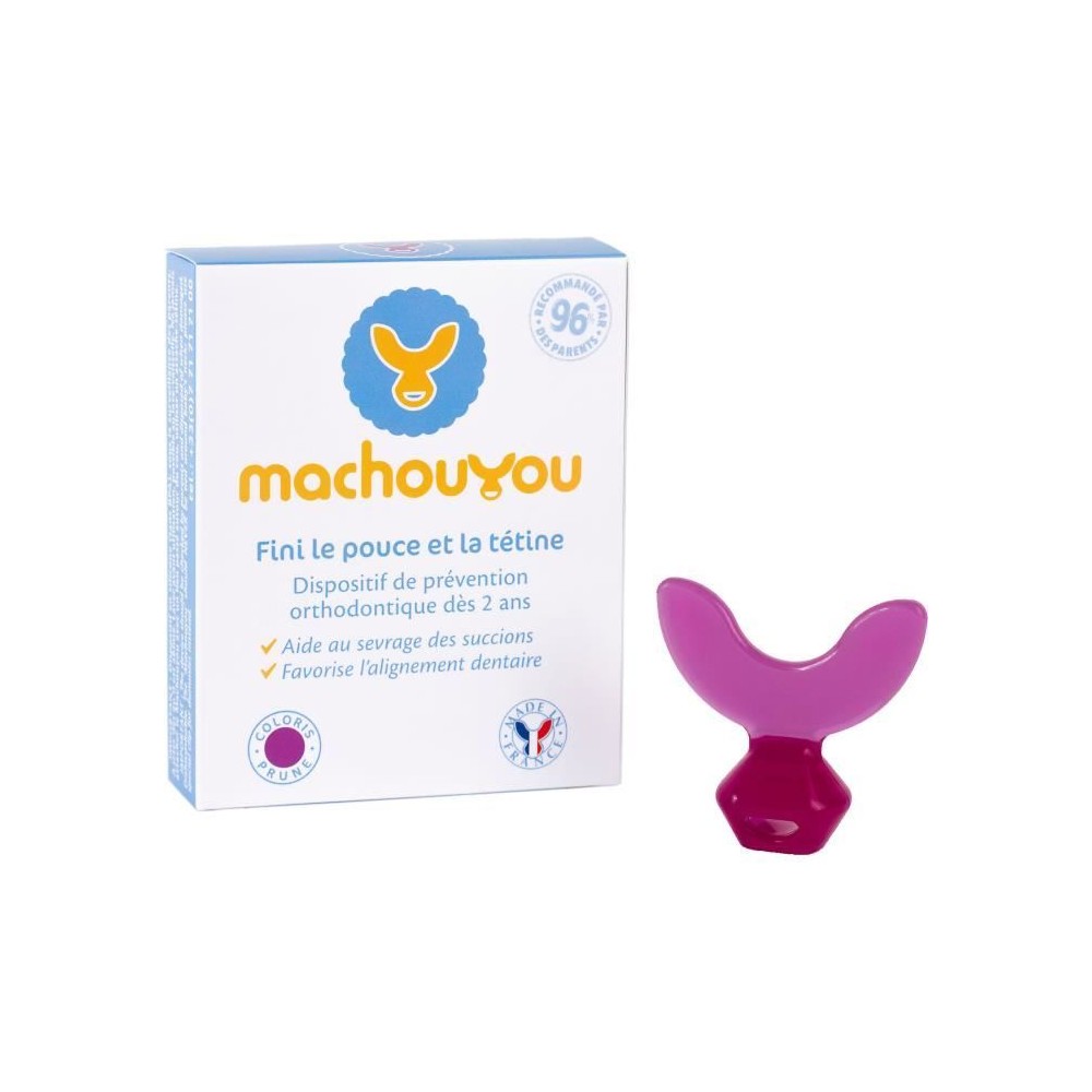 Machouyou Dispositif 1eres dents Prune dés 2 ans