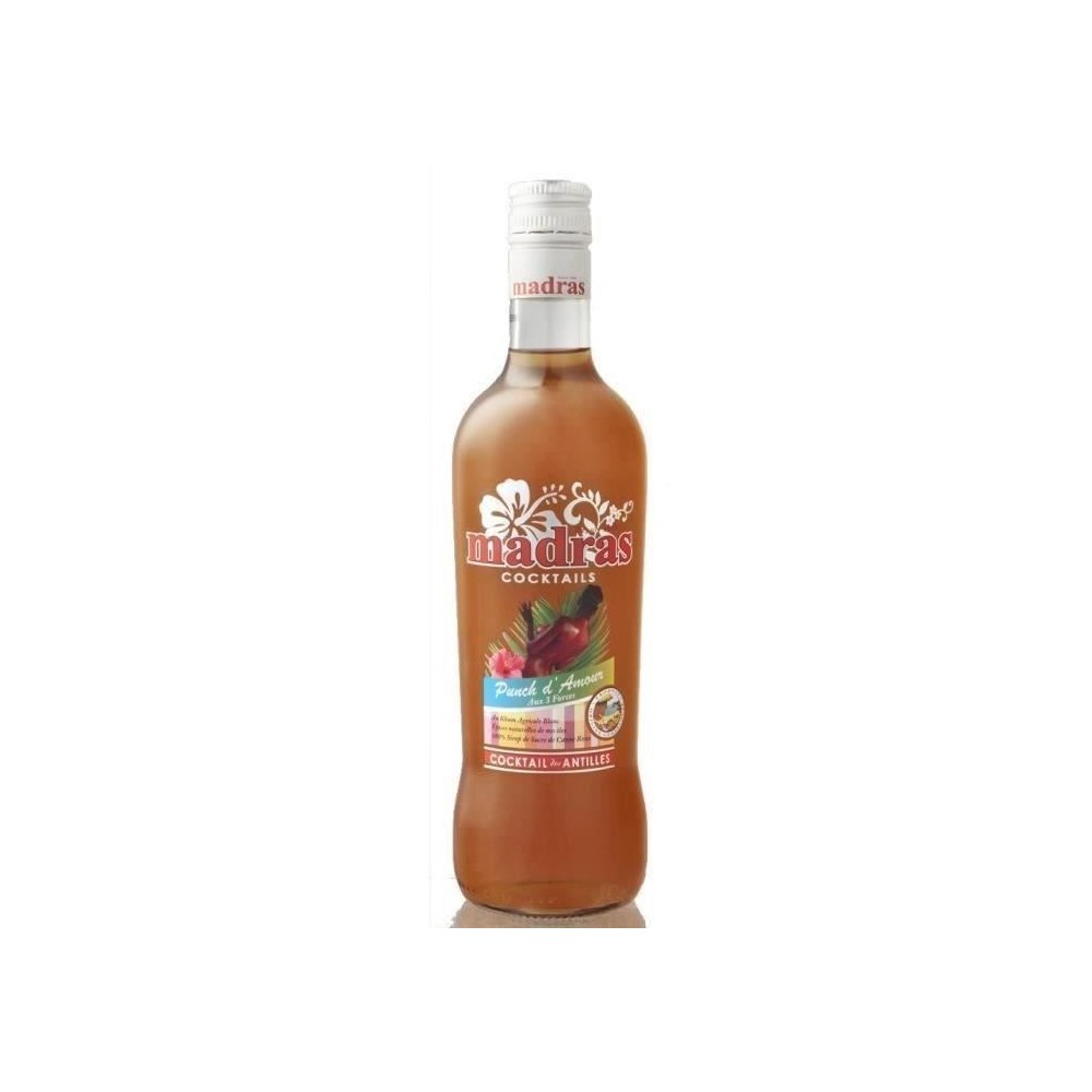 Punch d'Amour Madras - Guadeloupe - 18%vol - 70cl