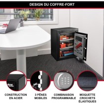 Coffre-Fort Haute Sécurité a Combinaison Électronique XL 119 Litres