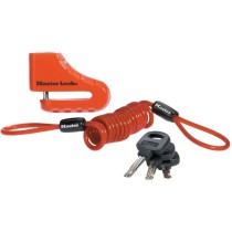 Antivol Moto Master Lock 8303EURDPS - Bloque Disque Rouge 80mm