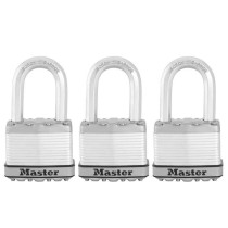 Lot de 3 Cadenas a clés MASTER LOCK M5EURTRILF - Tres Haute Sécurit