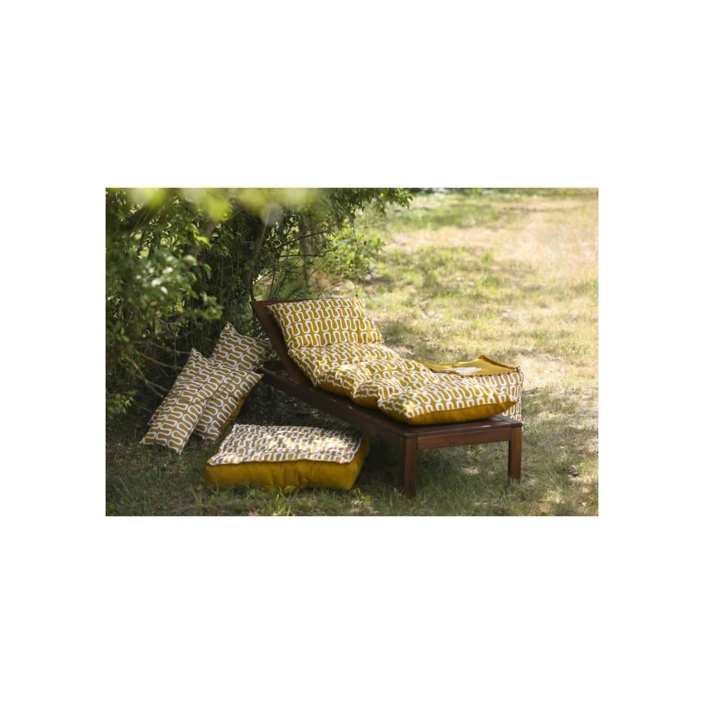 Coussin bain de soleil - JARDIN PRIVE - FLOCONS ELECTRO - Cumin