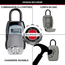 MASTER LOCK Boite a clés sécurisée [Sécurité renforcée] [Avec an