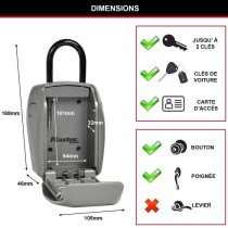 MASTER LOCK Boite a clés sécurisée [Sécurité renforcée] [Avec an