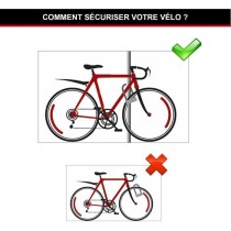 Antivol Vélo U - MASTER LOCK - 8279EURDPRO - Acier Cémenté, Clé, C