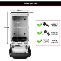 Armoire de sécurité Masterlock Boîte a clés 5425EURD Format M