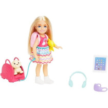 Barbie-Chelsea en Voyage-Coffret avec chiot et accessoires HJY17