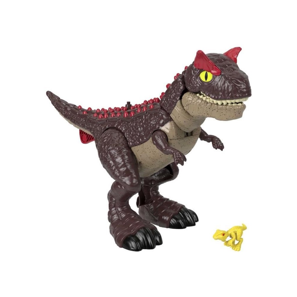 Jurassic World Imaginext-Jouet dinosaure Carnotaurus avec attaque de p