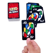 Mattel Games - UNO No Mercy-Jeu de cartes pour toute la famille, enfan