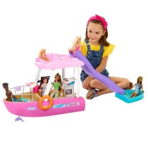 Barbie-Bateau de Reve-Coffret bateau, piscine, toboggan, accessoires H