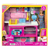 Barbie-Barbie Pâtisserie-Coffret poupée « Malibu » et 18 access