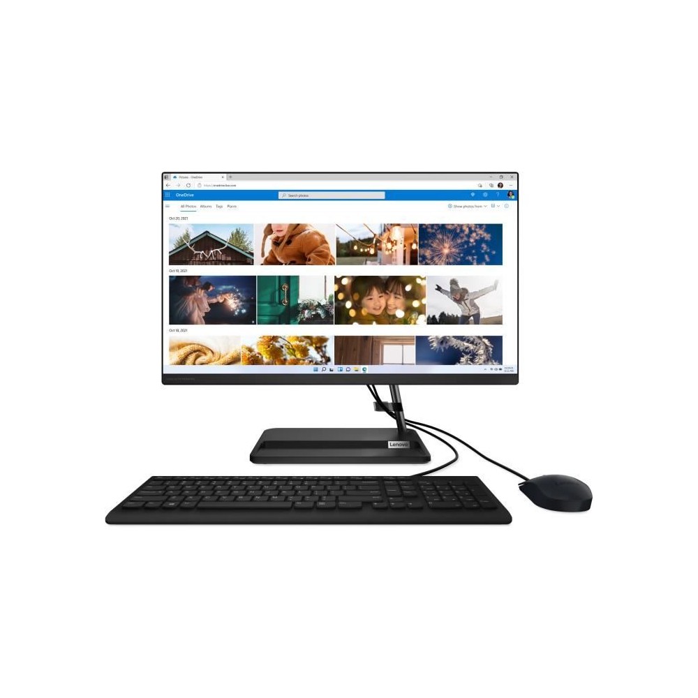 PC de Bureau Tout-en-un - LENOVO IdeaCentre 3 24IAP7 - 23.8 FHD - Intel Core i5 12450H - 16Go RAM - 512 Go SSD - Sans Windows