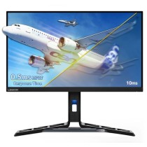 Ecran PC Lenovo R25f-30 24.5'' FHD, VA, 380 nits, 0.5ms, 240Hz, Tilt, Swivel, Pivot, Height Adjust Stand, 2x HDMI 2.1, 1x DP 1.4