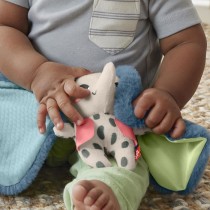 Fisher-Price-Tembo, mon Doudou Éléphant-Peluche pour nouveau-nés HK