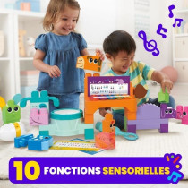 MEGA BLOKS-Les Musiciens de la Ferme-Jouet sensoriel (45 pcs) HPB46