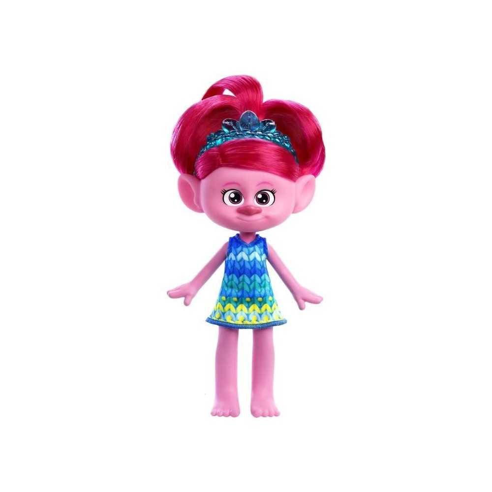 DreamWorks-Les Trolls 3-Reine Poppy Tendance, poupée inspirée du fi