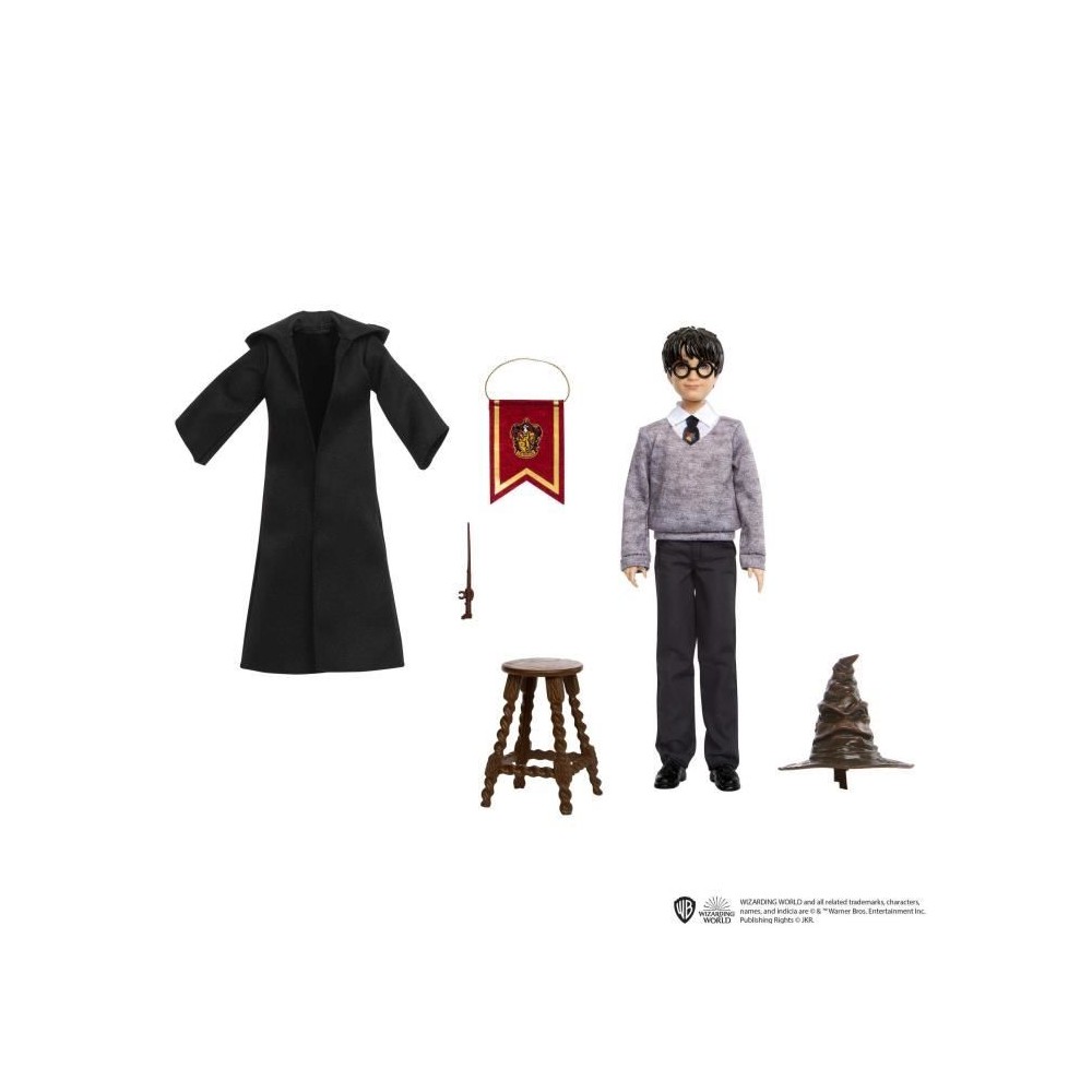 Harry Potter-Poupée Harry Potter et le Choixpeau Magique-accessoires