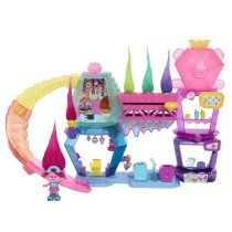 DreamWorks-Les Trolls 3-Coffret Mont Rageous, poupée et accessoires