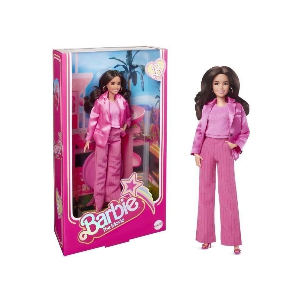 Barbie Le Film-Poupée Gloria en costume rose a collectionner HPJ98