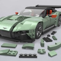 MEGA-Hot Wheels-Aston Martin Vulcan Kit de Construction (986 pieces)